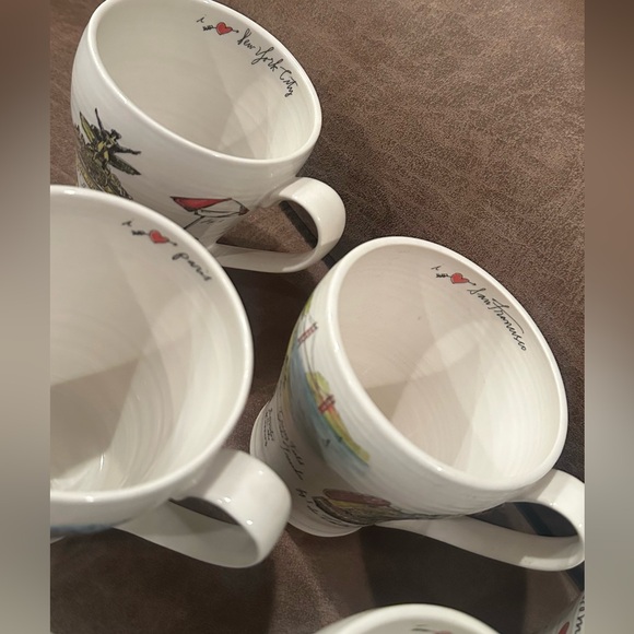 Set of Diva Pyari Linea Carta Illustrated Travel Mugs - Picture 4 of 14